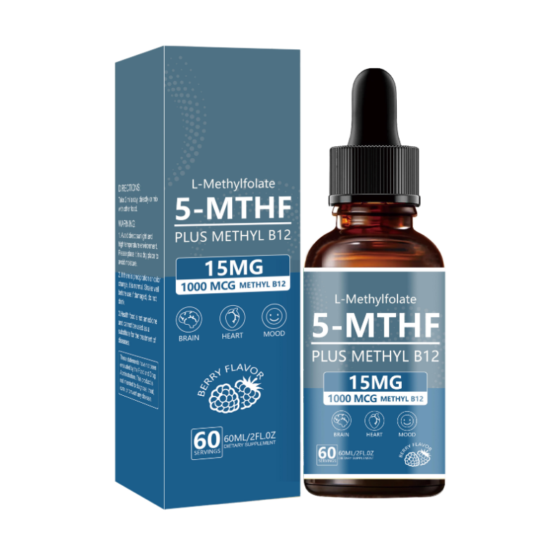 5-Mthf Drops - Brain Heart Mood Support |60ml|Dropship