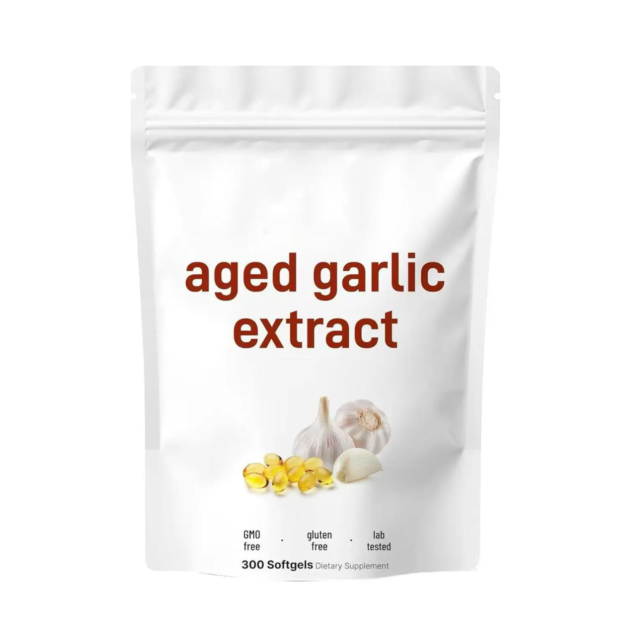 Aged Garlic Extract Softgels - Daily Wellness | 300 Count | Dropship