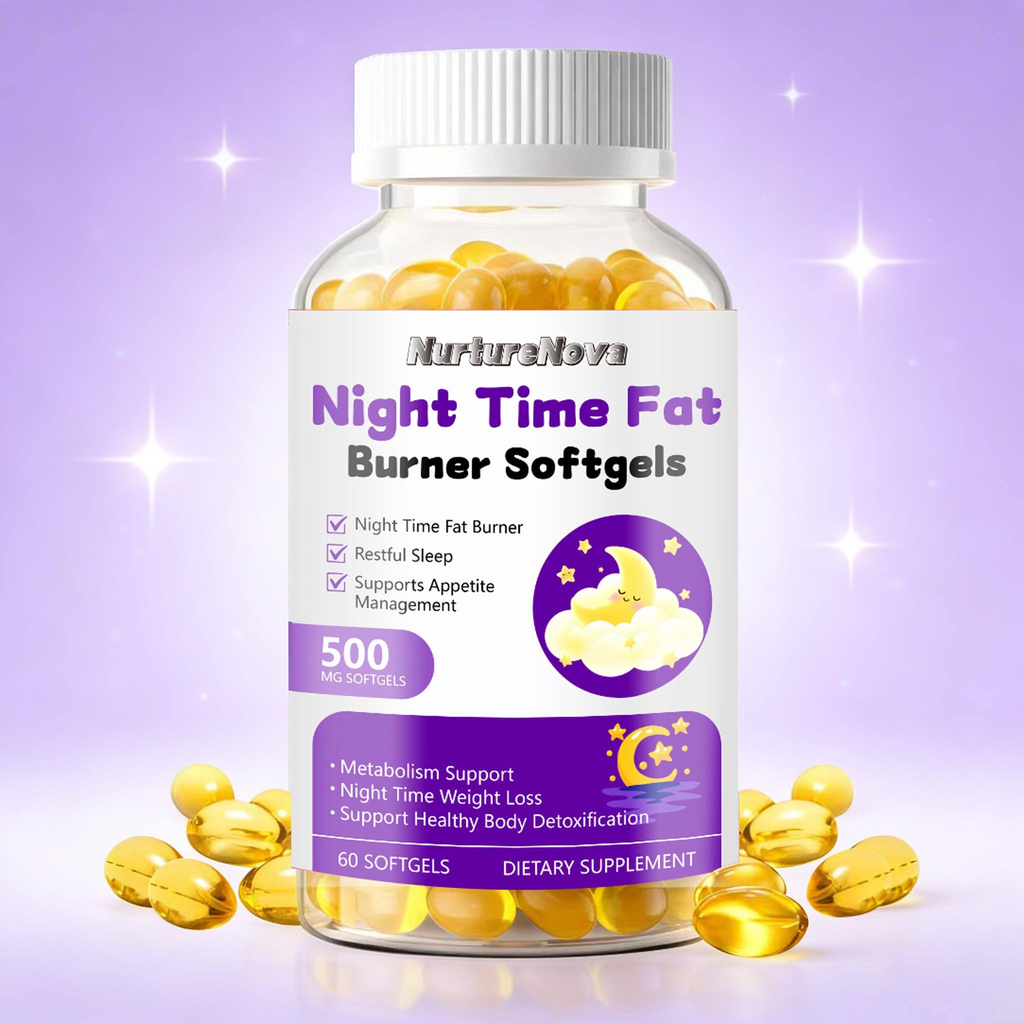 Night Time Weight Loss Softgels - Fat Burner & Detox | 60ct | Dropship