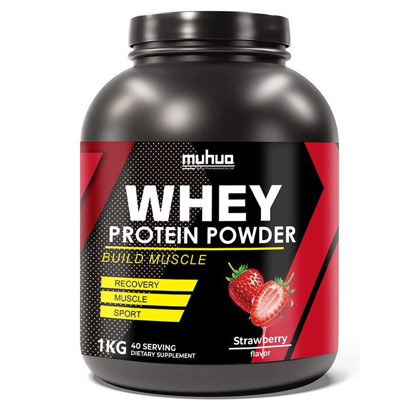 Whey Protein Powder - Muscle Building | Strawberry Flavor | Dropship
