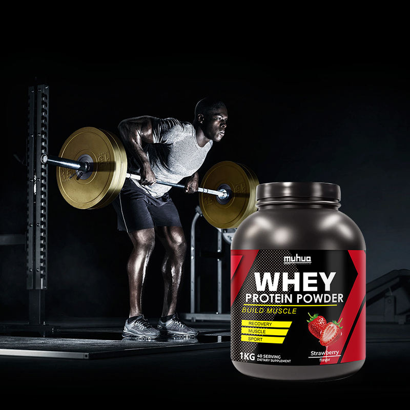 Whey Protein Powder - Muscle Building | Strawberry Flavor | Dropship