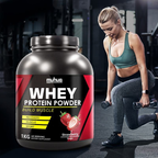 Whey Protein Powder - Muscle Building | Strawberry Flavor | Dropship