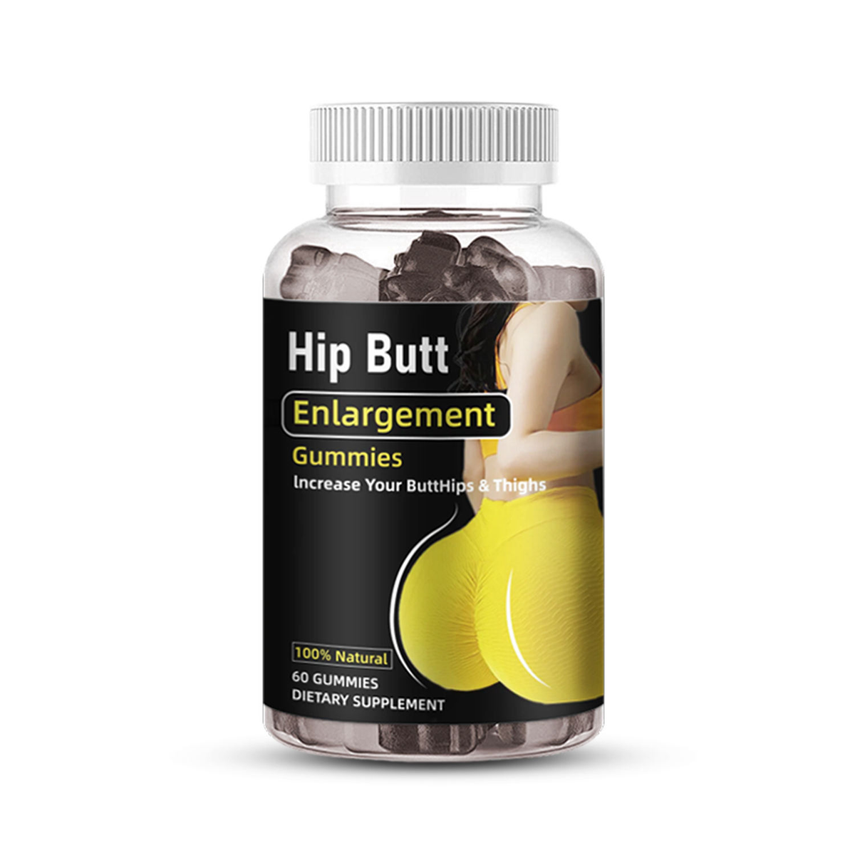 Hip Butt Gummies - Body Curve Nutritional Support | 60 Count |Dropship