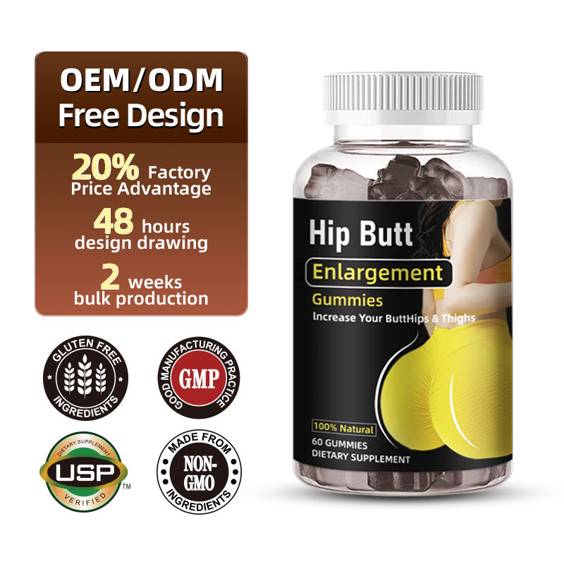 Hip Butt Gummies - Body Curve Nutritional Support | 60 Count |Dropship