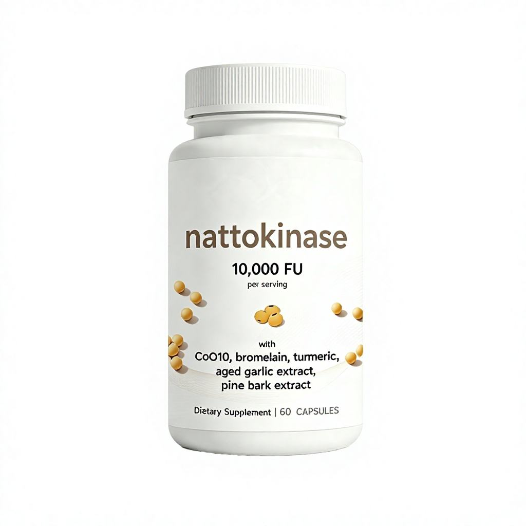 Nattokinase Capsules‑Supports body wellness | 60 Capsules | Dropship