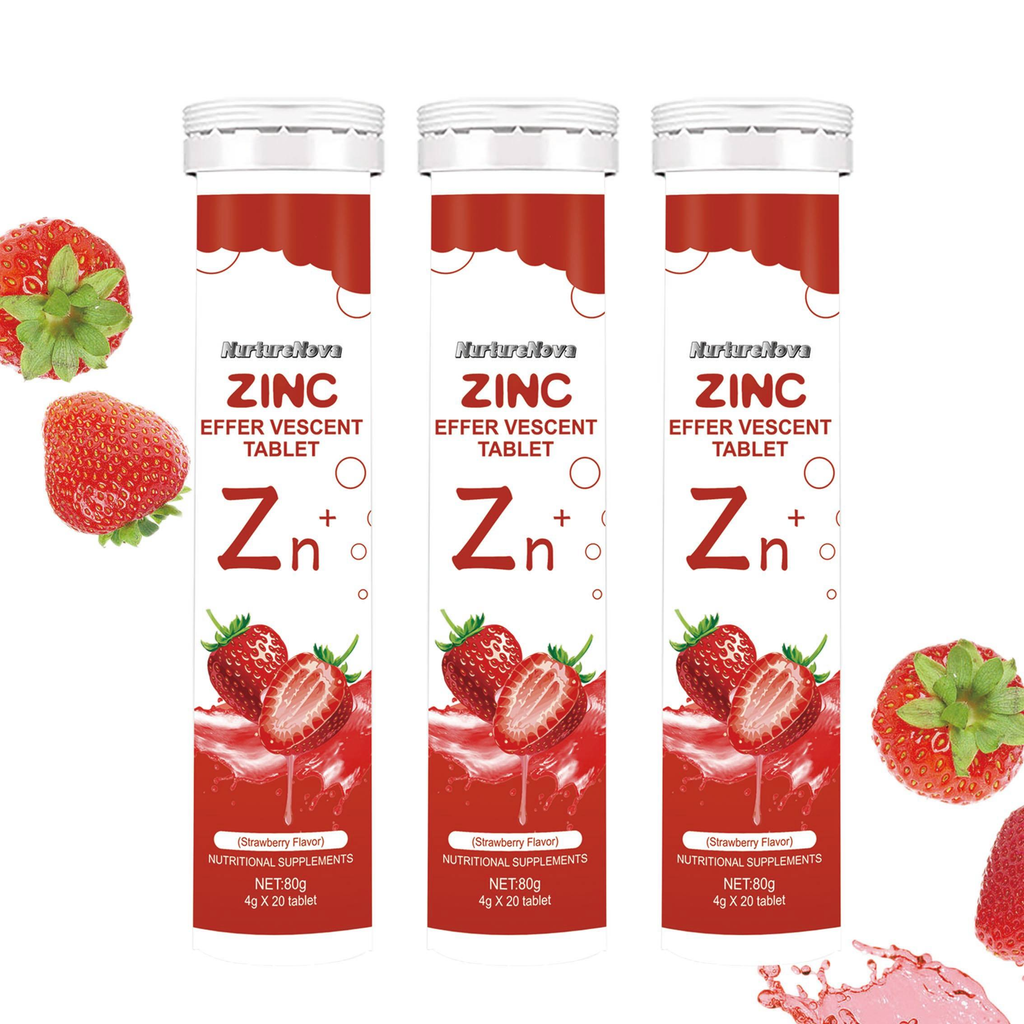 Zinc Effervescent Tablet‑Daily Zinc Supplement | 20 Tablets | Dropship