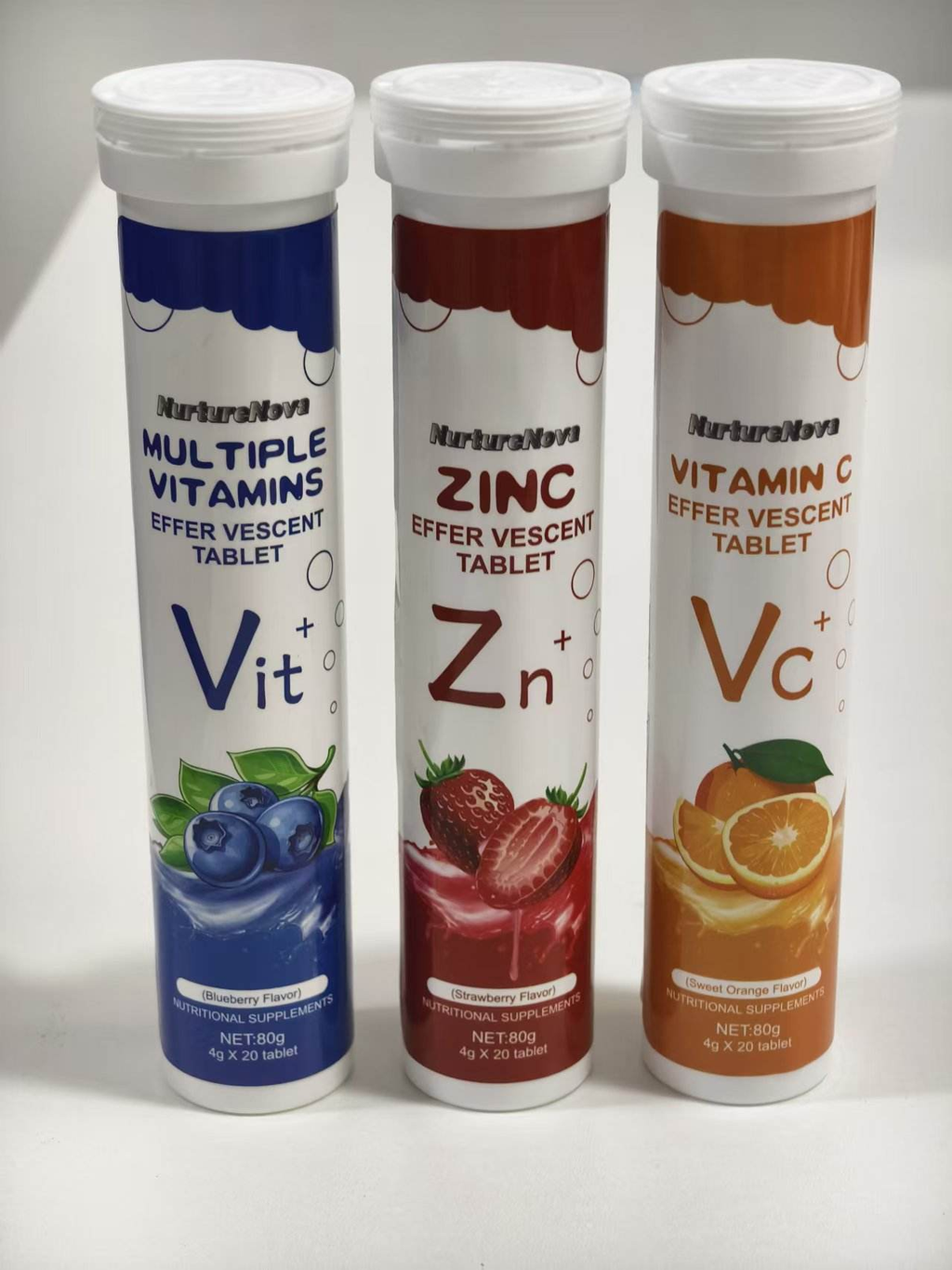 Zinc Effervescent Tablet‑Daily Zinc Supplement | 20 Tablets | Dropship