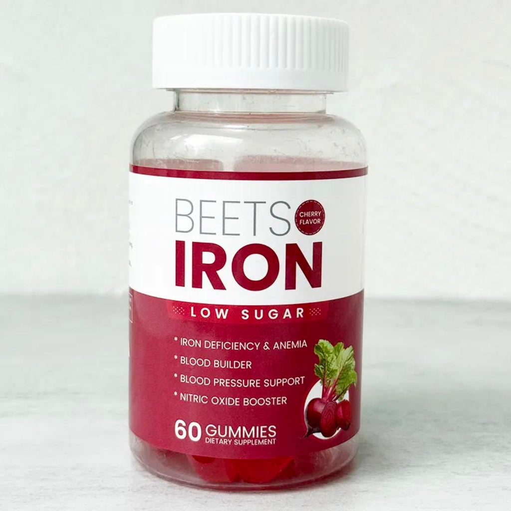 Beets Iron Gummies - Blood Wellness Support | 60 Gummies | Dropship