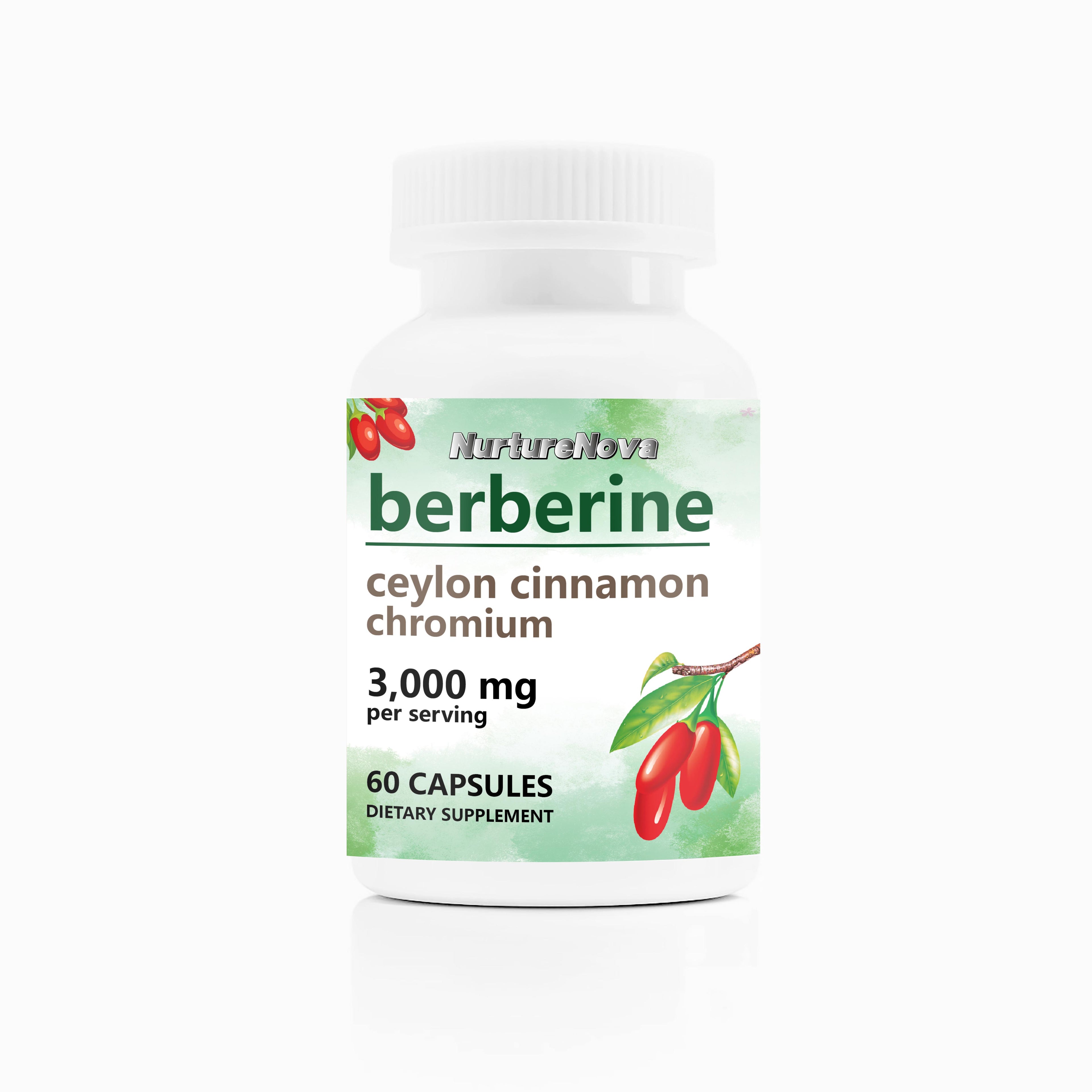 Berberine Capsules - Metabolic Health Support | 3000mg | 60 Count | Dropship