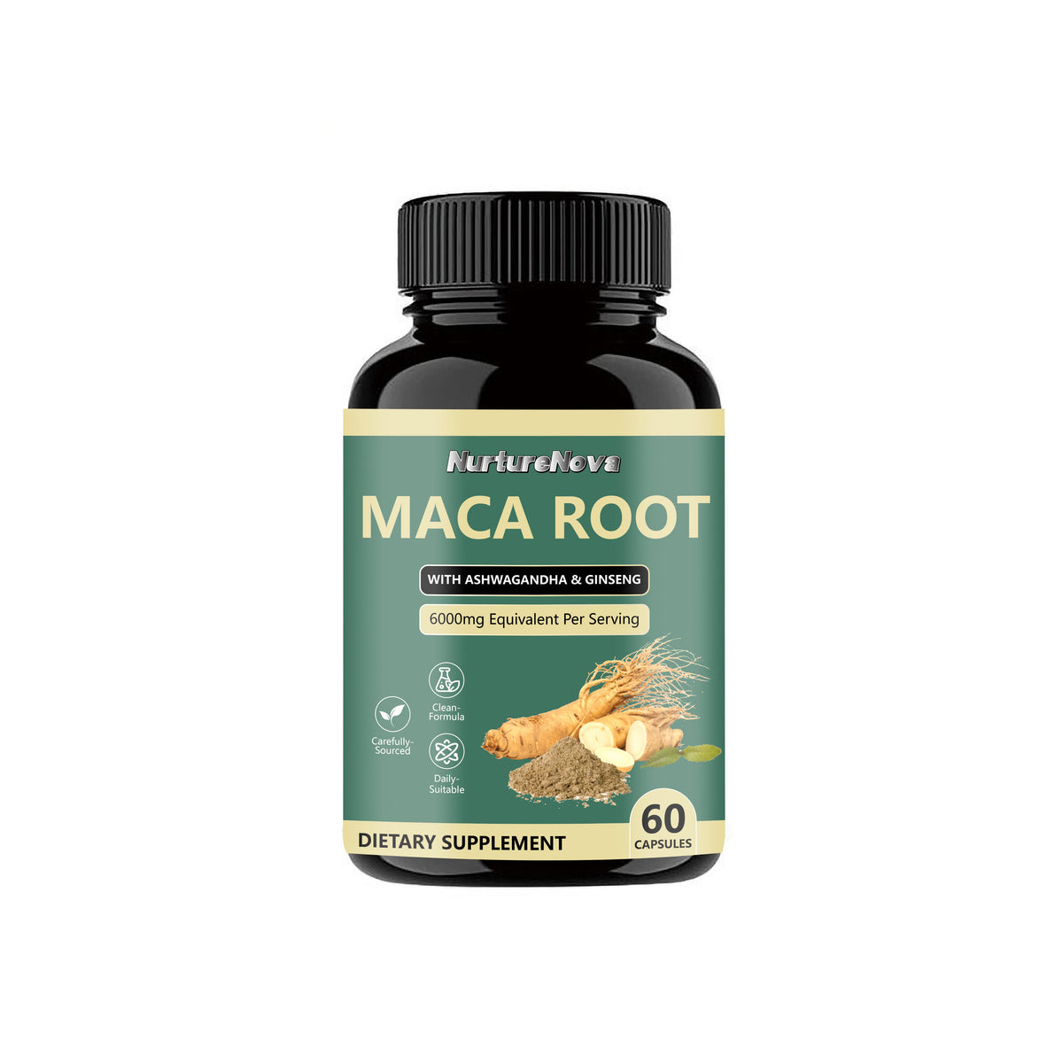 Maca Root Capsules-Support Daily Wellness|60ct|Dropship