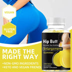 Hip Butt Gummies - Body Curve Nutritional Support | 60 Count |Dropship