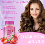 Hair, Skin & Nails Gummies - Daily Nutritional | 60 Gummies | Dropship