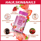 Hair, Skin & Nails Gummies - Daily Nutritional | 60 Gummies | Dropship