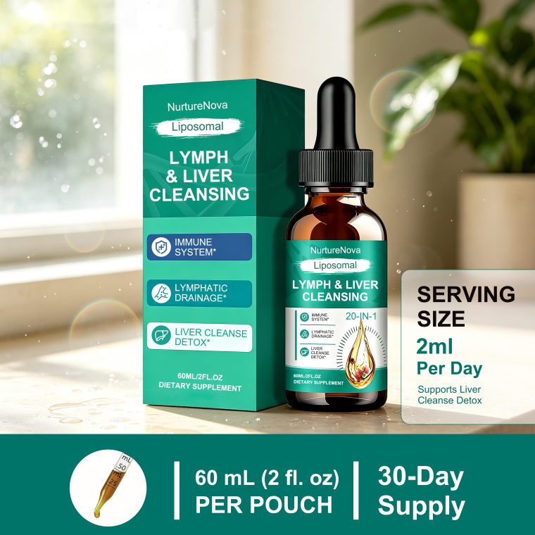 Lymph Liposomal Drops - Liver Cleanse Support | 60ml | Dropship