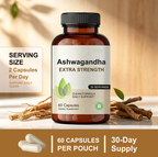 Ashwagandha Capsules - Daily Wellness Support | 60ct | Dropship