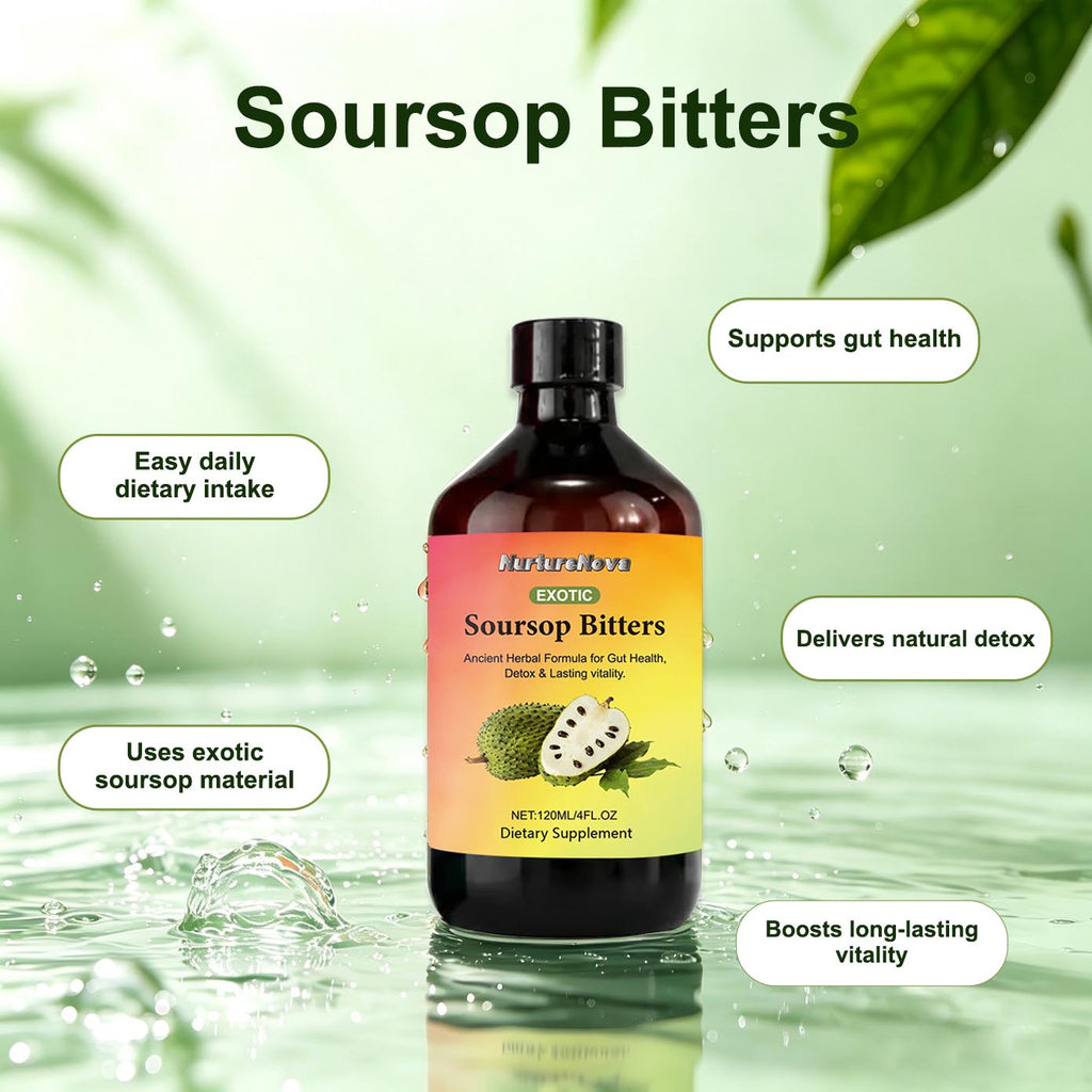 Soursop Bitters Liquid - Gut Health Support | 120ml | Dropship