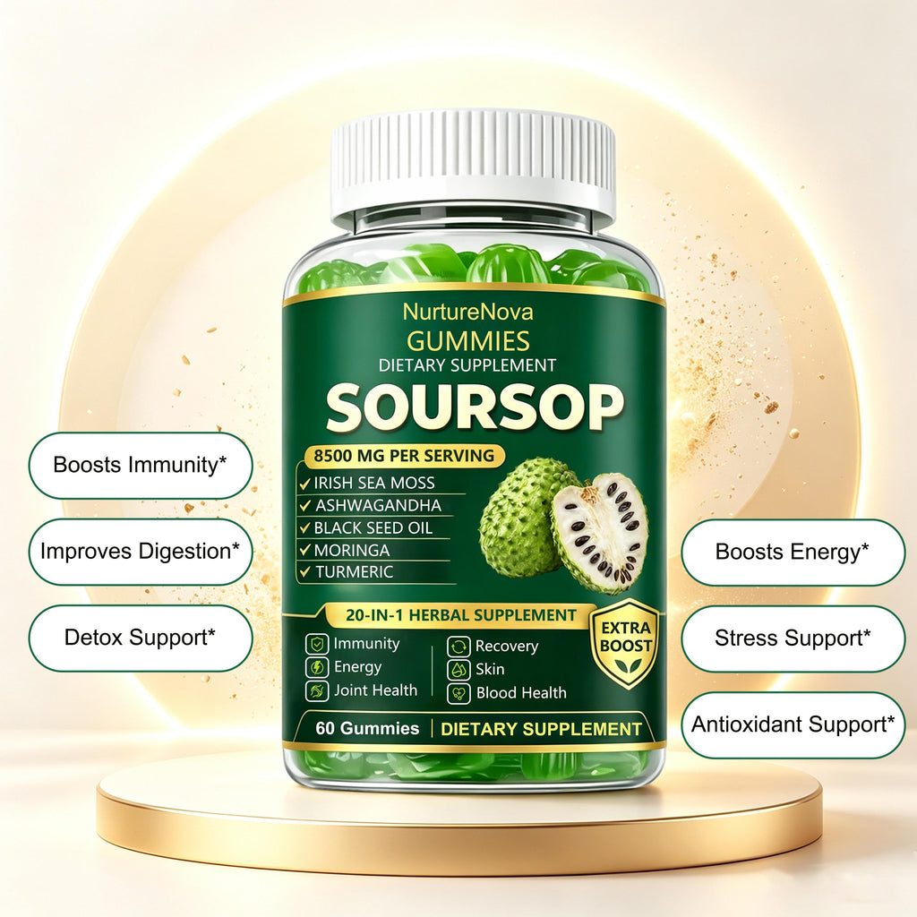 Soursop Herbal Gummies - Overall Body Wellness | 60ct | Dropship