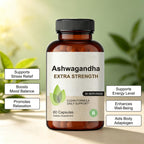 Ashwagandha Capsules - Daily Wellness Support | 60ct | Dropship