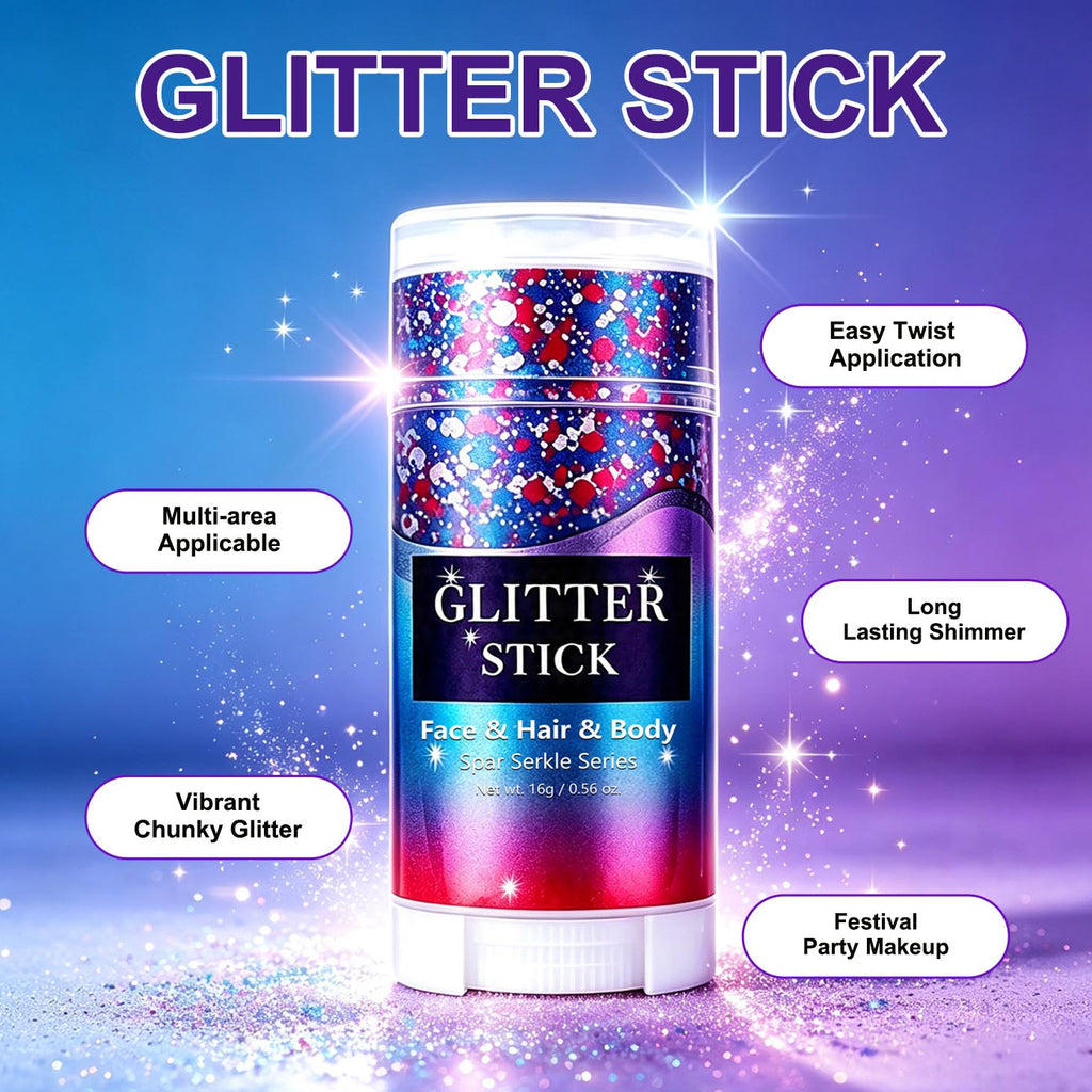 Glitter Stick - Shimmer Makeup For Face Hair Body | 16g | Dropship