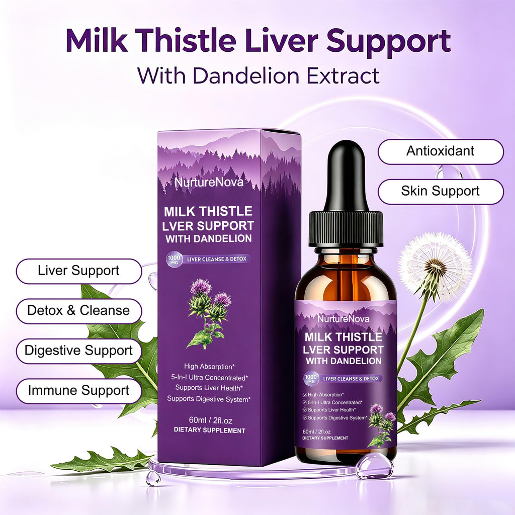 Milk Thistle Liver Drops‑Liver & Digestive Support | 60ml | Dropship