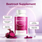 Beetroot Capsules - Sports Wellness Support | 60ct | Dropship