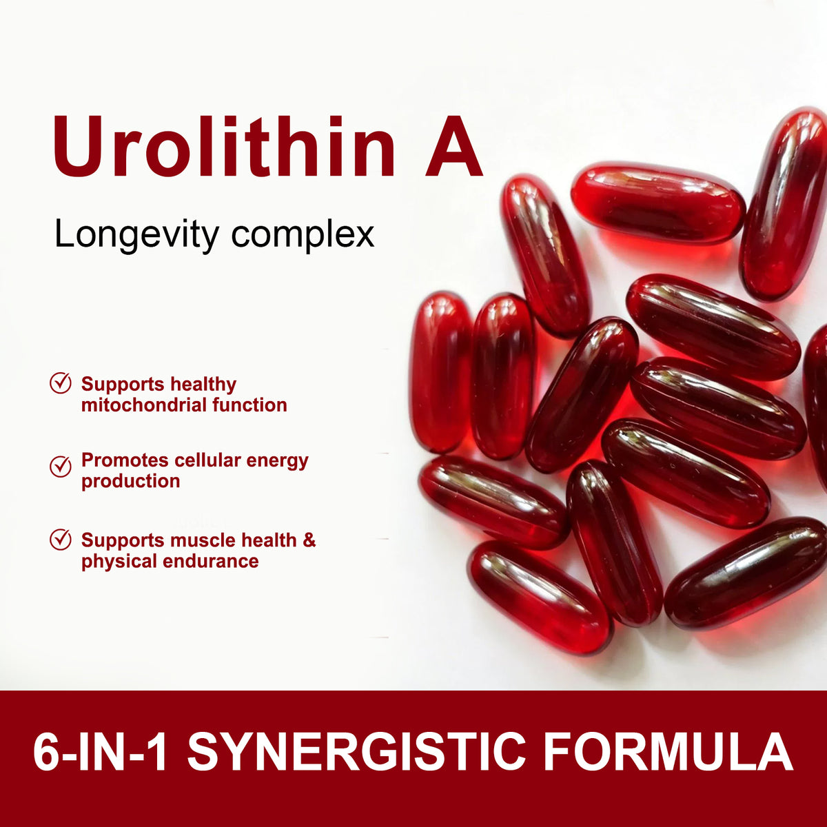 Urolithin A Complex Softgels-Antioxidant Support|120 Softgels|Dropship