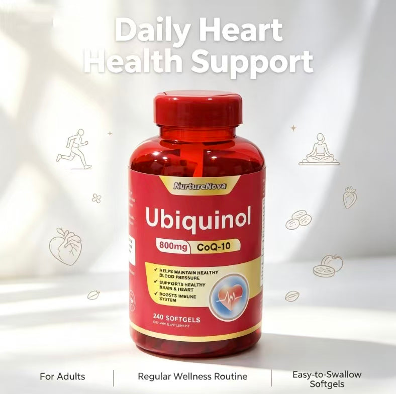 Ubiquinol CoQ10 Softgels - body Wellness | 240 Softgels | Dropship