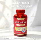 Ubiquinol CoQ10 Softgels - body Wellness | 240 Softgels | Dropship
