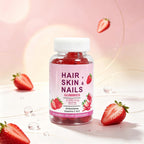 Hair Skin & Nails Gummies - Hair Skin Wellness | 60 Gummies | Dropship