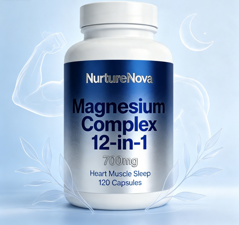 Magnesium Complex Capsules - Mineral Nutritional|120 Capsules|Dropship