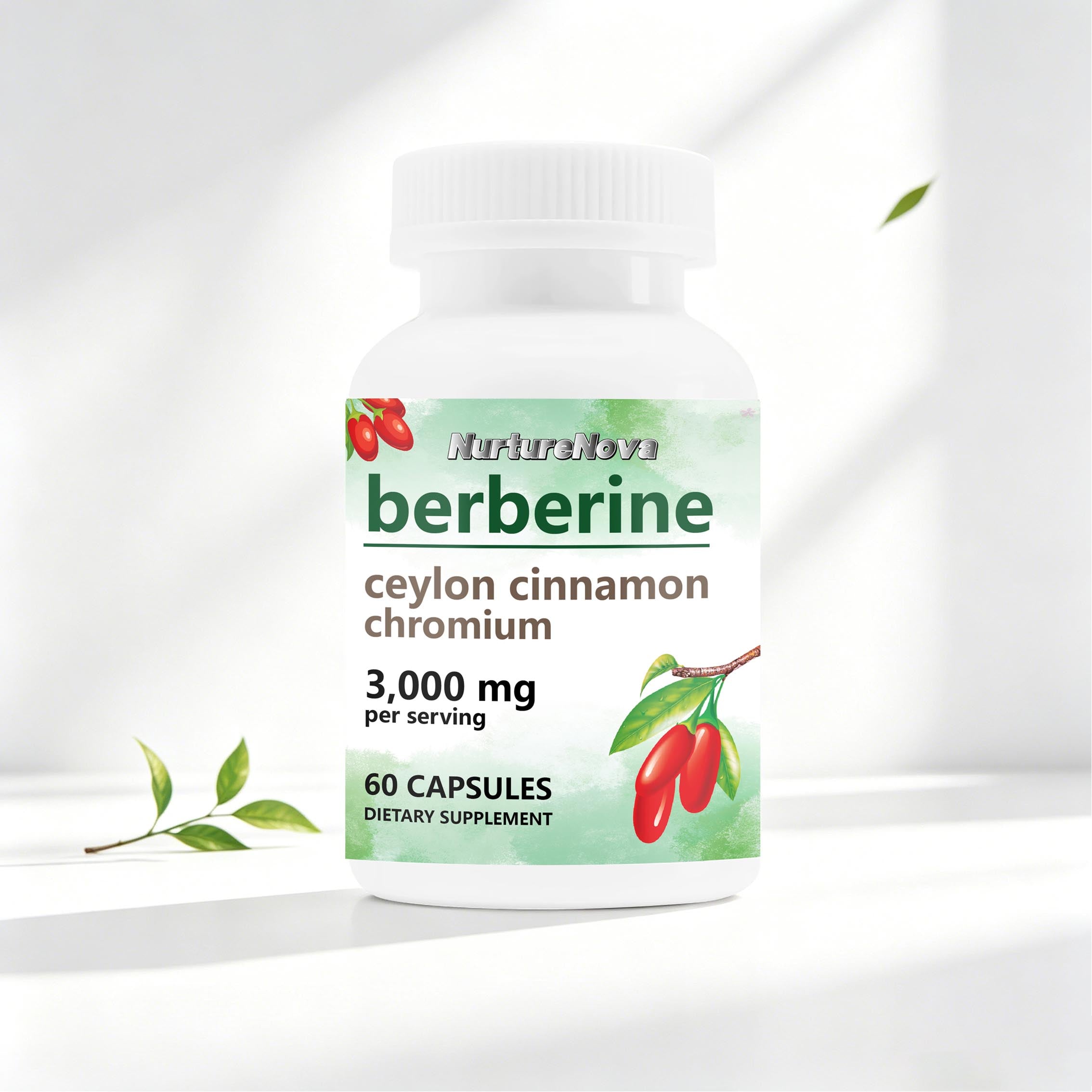 Berberine Capsules - Metabolic Health Support | 3000mg | 60 Count | Dropship