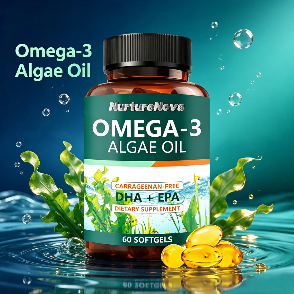 Omega‑3 Algae Oil Softgels - Overall Wellness | 60 Softgels | Dropship
