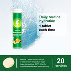 Electrolyte Effervescent Tablets - Sports Energy |20 Tablets| Dropship