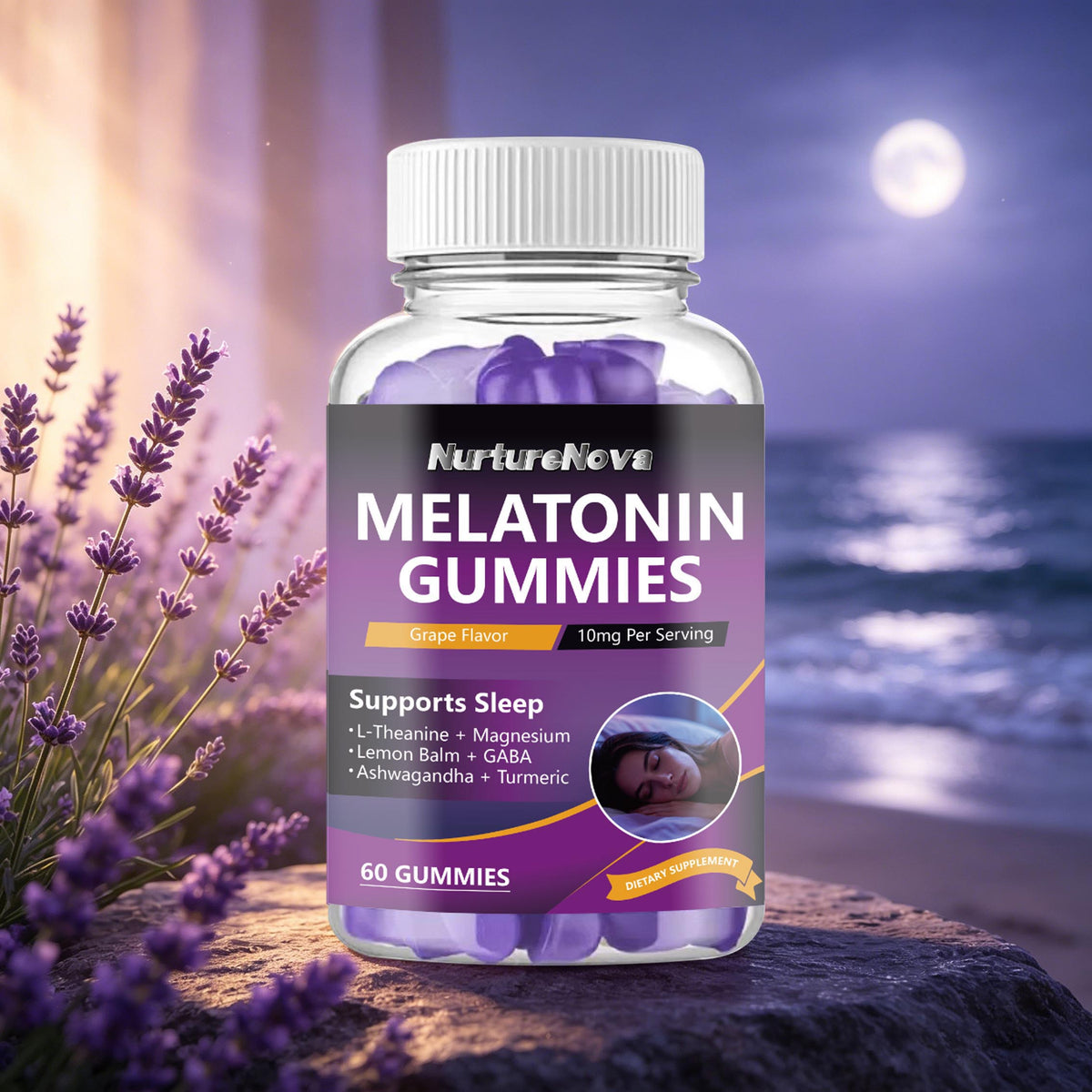 Melatonin Gummies - Healthy Sleep Support |60 Gummies| Dropship
