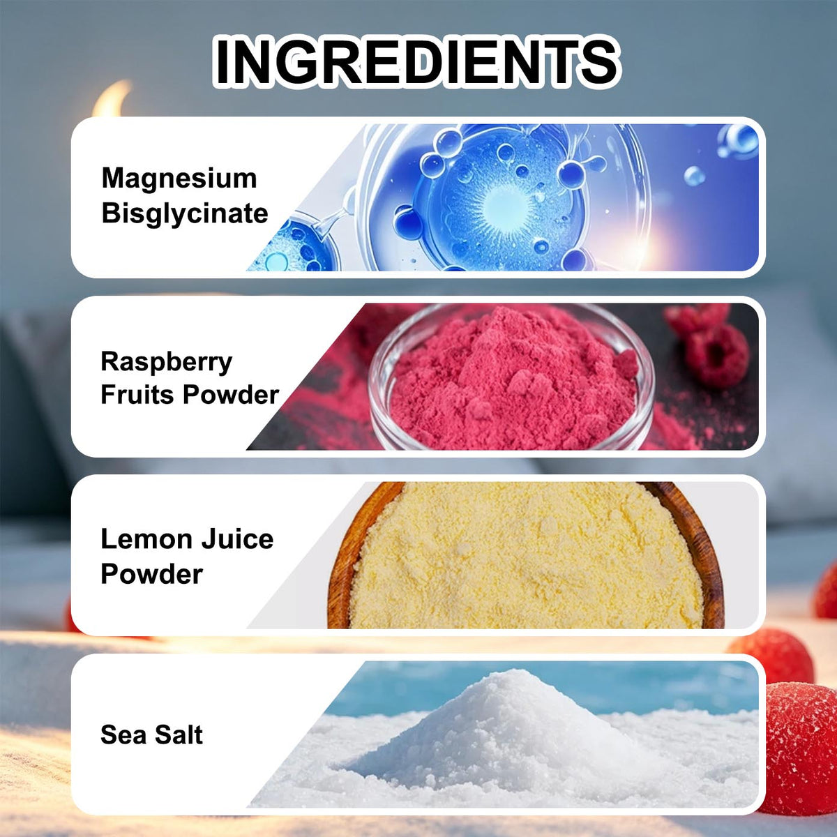 Magnesium Bisglycinate Gummies - Sleep & Bone Support |60pcs| Dropship