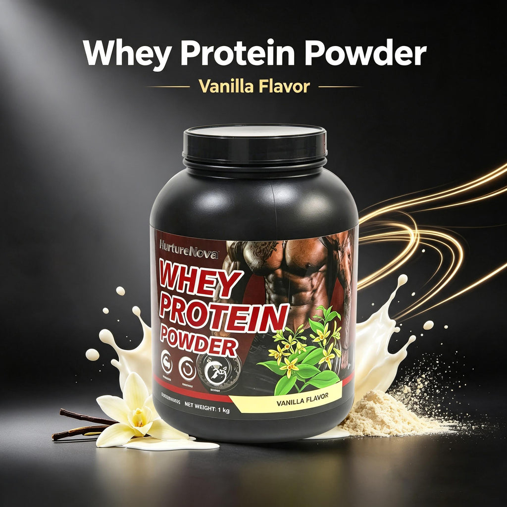 Whey Protein Powder - Muscle Support | Vanilla Flavor | Dropship