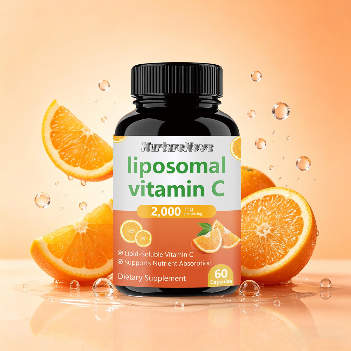 Liposomal Vitamin C Capsules - Immune Support | 60 Capsules | Dropship