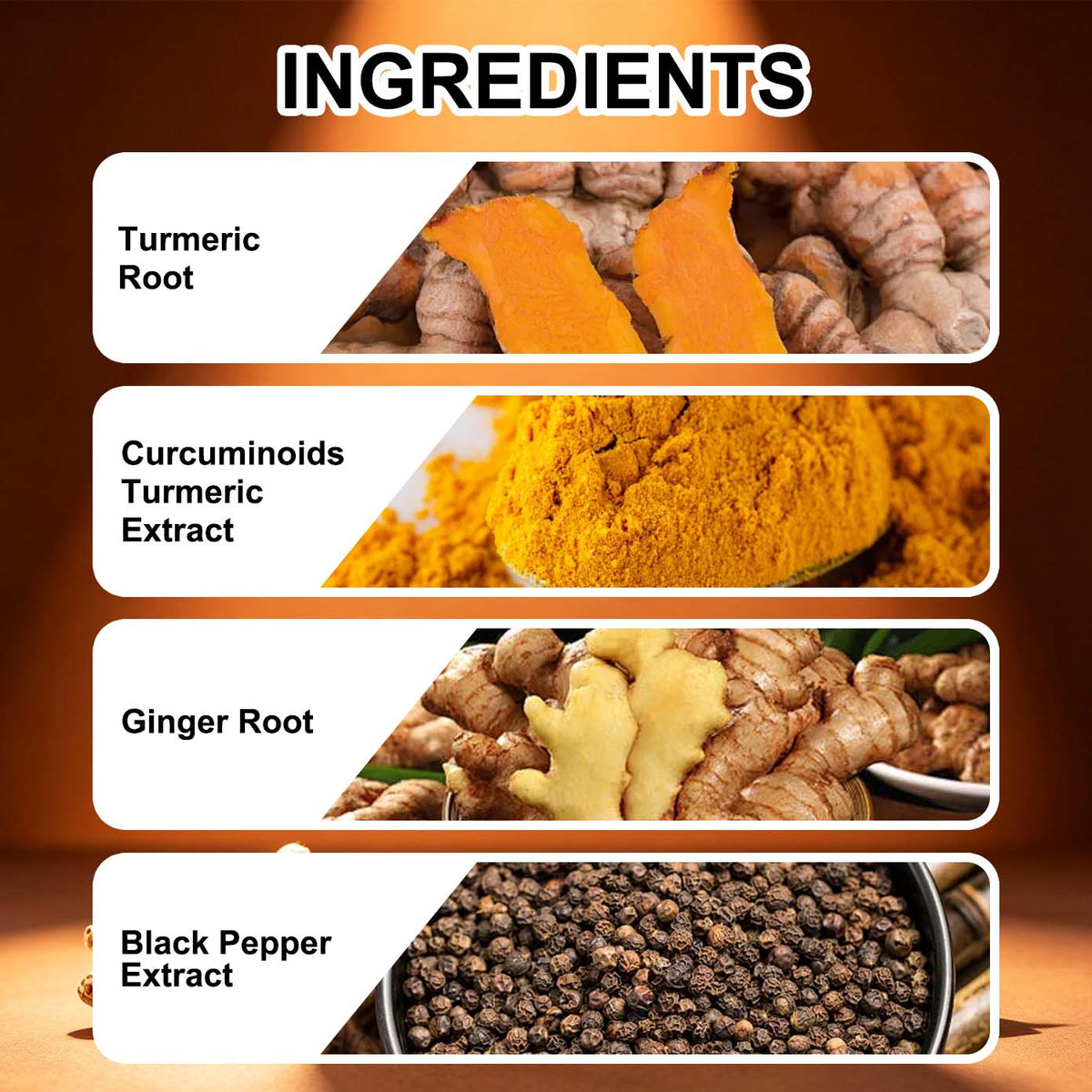 Turmeric Curcumin Capsules - Joint Support | 60 Count | Dropship