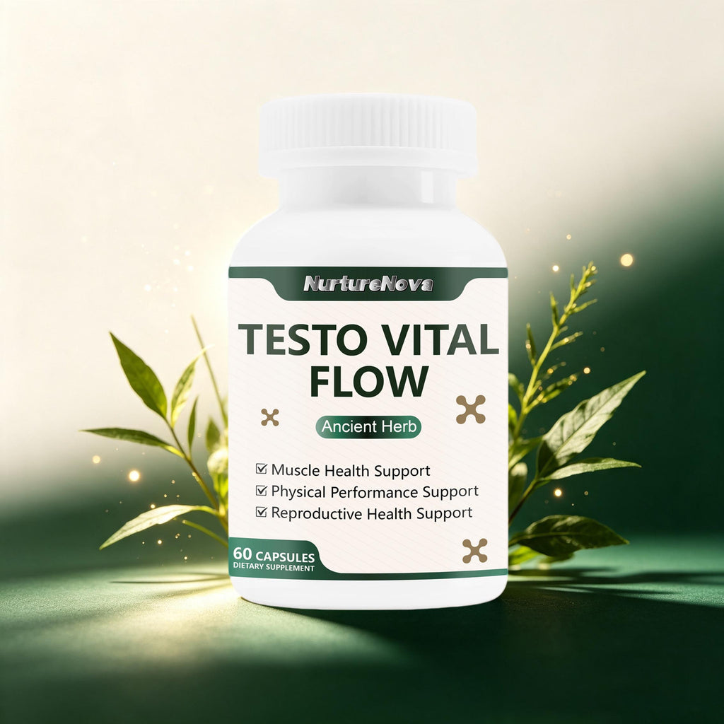Testo Vital Flow Capsules - Reproductive Support |60 Capsules|Dropship
