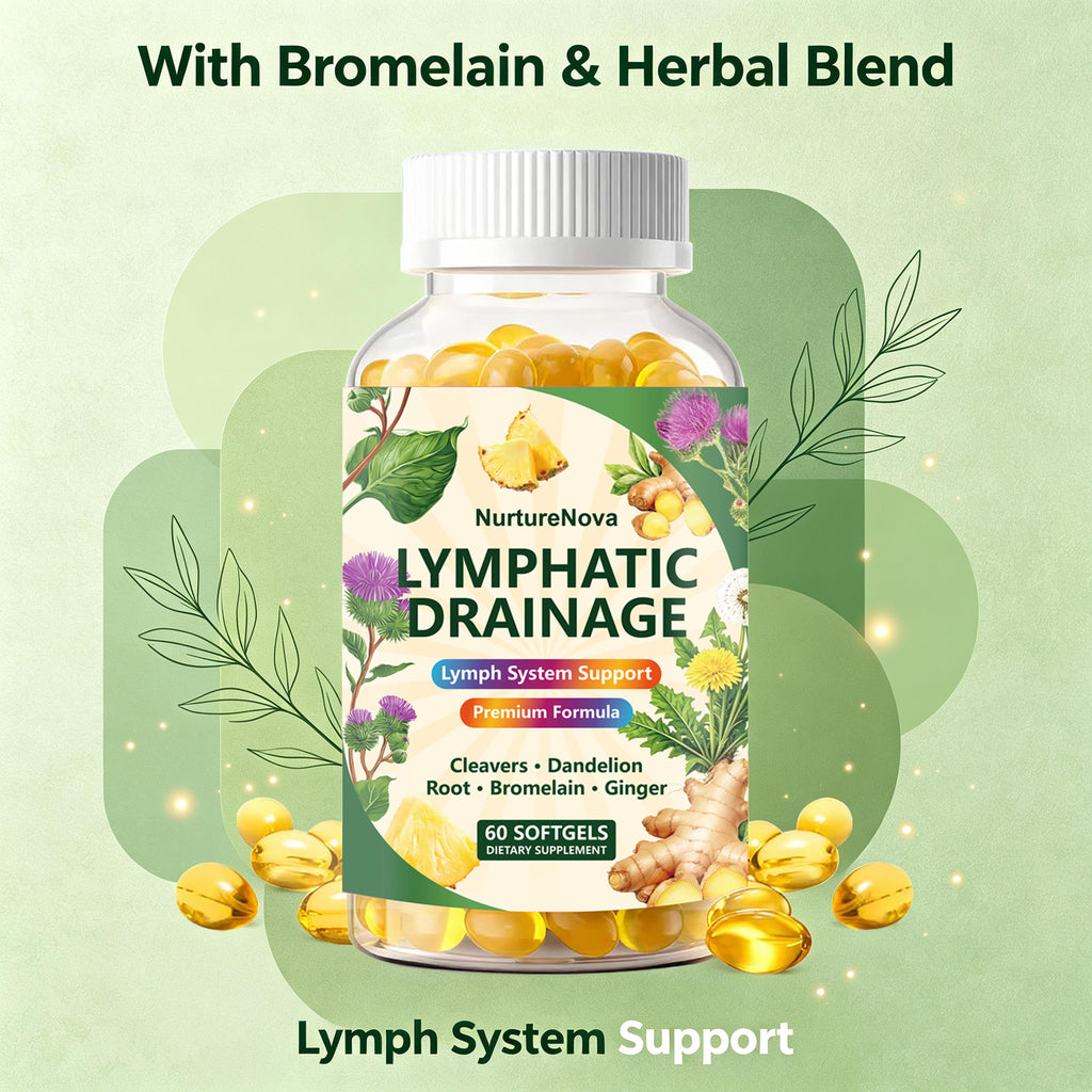 Lymphatic Drainage Softgels-Lymph System Support|60 Softgels| Dropship