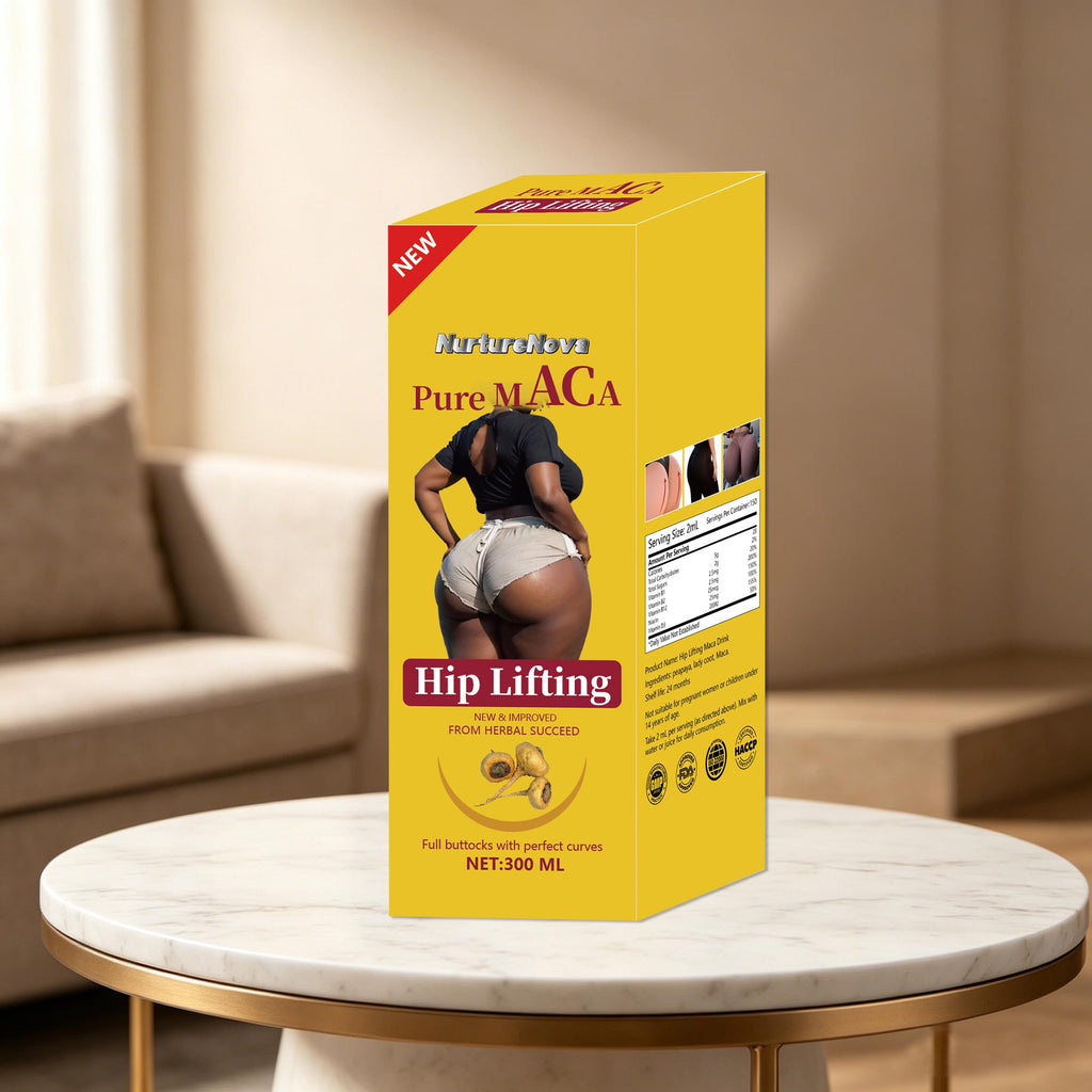 Pure Maca Hip Lifting Syrup - Shaping Buttock Curves | 300ML |Dropship