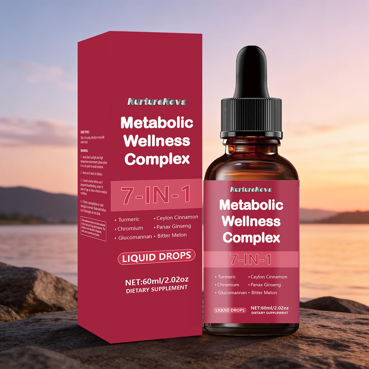 Metabolic Wellness Complex Drops - Wellness Support | 60ml | Dropship