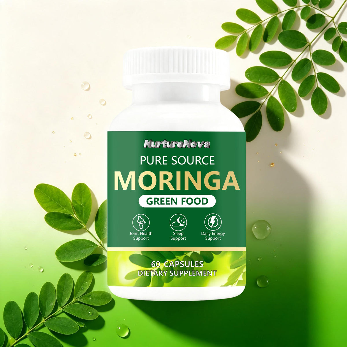 Moringa Capsules - Joint, Sleep Support | 60 Capsules | Dropship