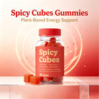Spicy Cubes Gummies - Natural Vitality Support | 60 Gummies | Dropship