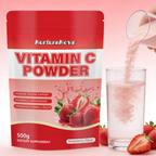 Strawberry Vitamin C Powder - Immune & Antioxidant Support | 500g | Dropship