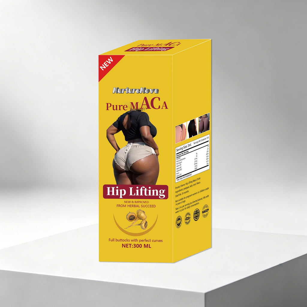 Pure Maca Hip Lifting Syrup - Shaping Buttock Curves | 300ML |Dropship