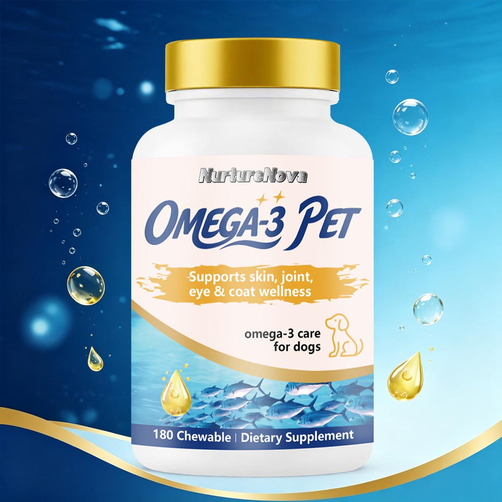 Omega-3 Pet Chewable - Dog Skin Wellness | 180 Chewables | Dropship