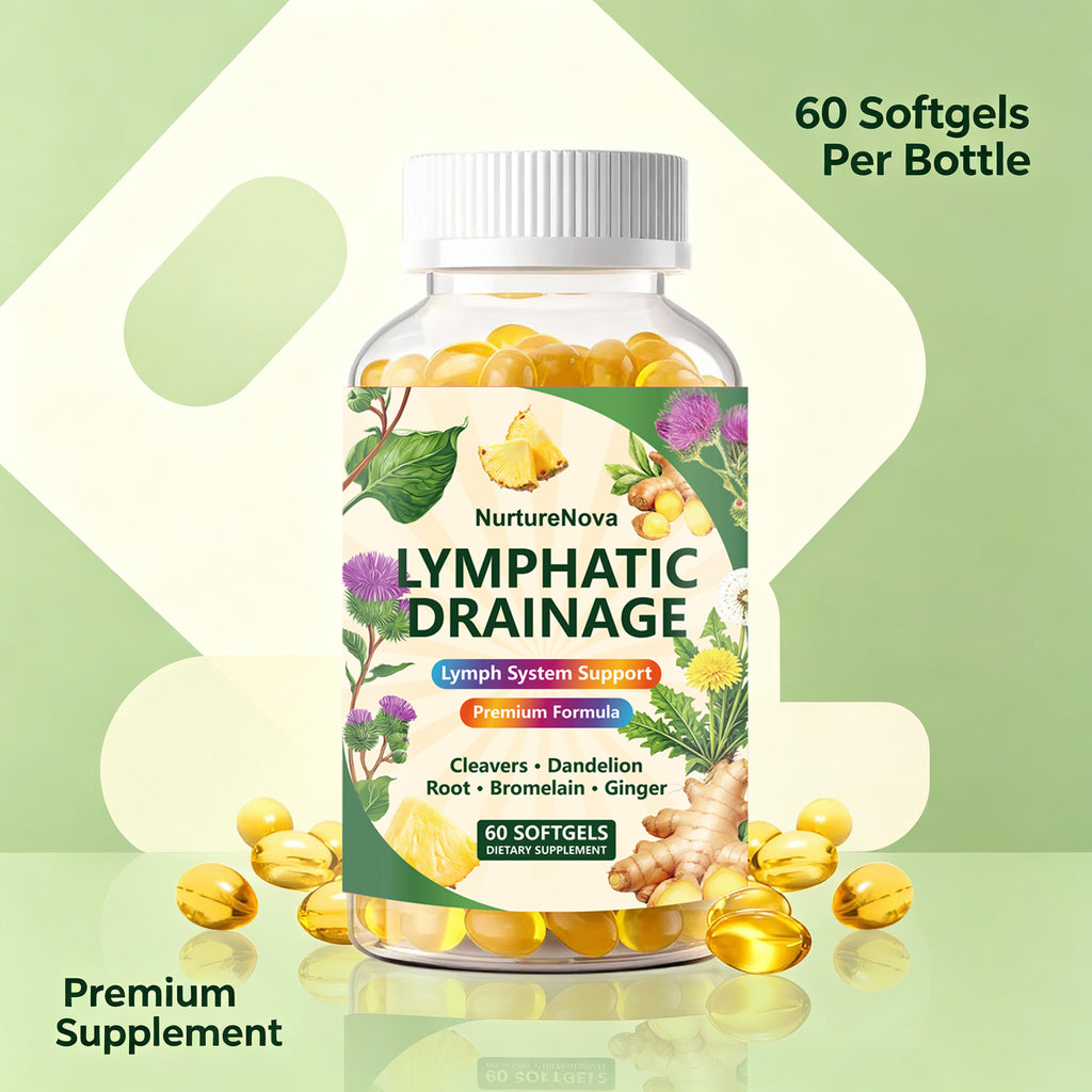 Lymphatic Drainage Softgels-Lymph System Support|60 Softgels| Dropship