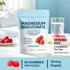 Magnesium Bisglycinate Gummies - Sleep & Bone Support |60pcs| Dropship