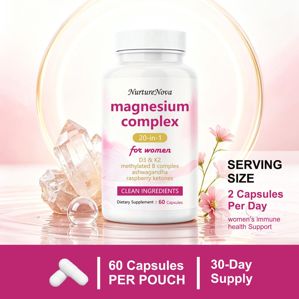 Women Magnesium Complex - Health Support | 60 Ct | Dropship